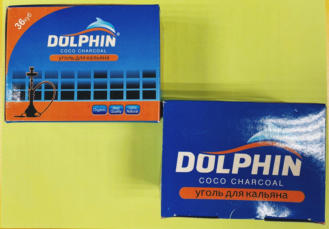 уголь для кальяна Dolphin 0.5кг